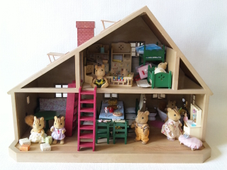 Sylvanian Families デラックスハウス | シルバニアファミリー 貧乏 