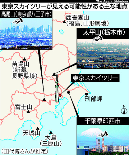 スカイツリーは富士山からも見える ちずらぼのちずらぶ 楽天ブログ