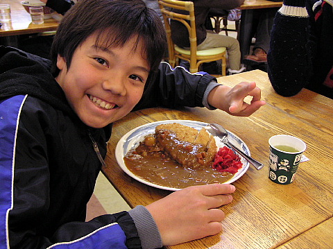 久々のカレーライス