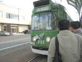 初めての路面電車