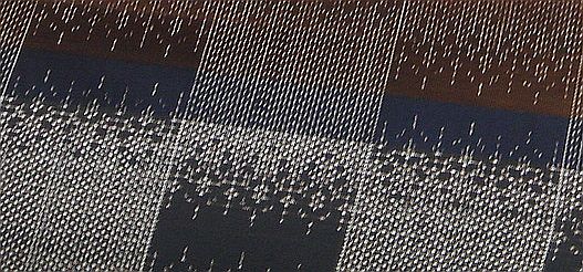 根気のいる絣合わせ | 大島紬 機織名人“のぶおばあ”の のの織り日報 - 楽天ブログ