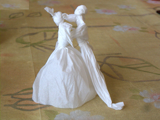 ペーパーナプキンによるダンサーの折り紙 アエパパのオリガミ工房 楽天ブログ