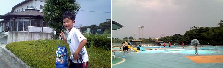 香良洲町のプール 20070726