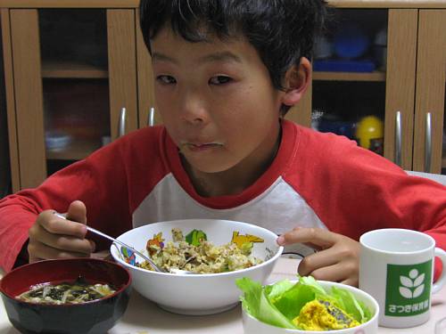 涙の夕食 20071126
