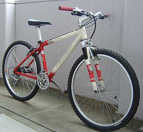 持ち帰った自転車