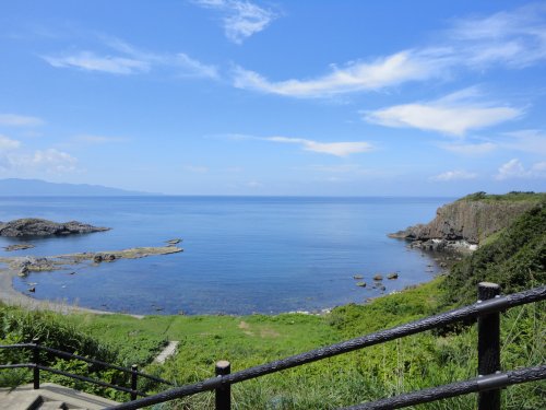 今別町の高野崎から津軽海峡を望む♪
