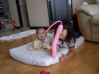 姉妹で遊ぶ2