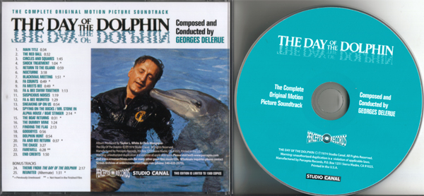 サントラCD『イルカの日／完全盤 The Day of The Dolphin. The 
