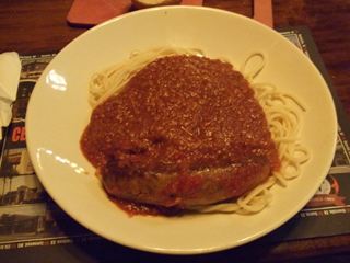 ミートソースとイタリアンソーセージ