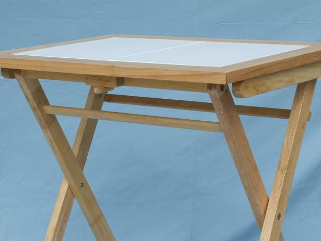 木製折りたたみテーブル アウトドア・インドアどちらも使えます、ただし安定したところに置いてね^^ | モモとリンとでん（田）のブログ - 楽天ブログ