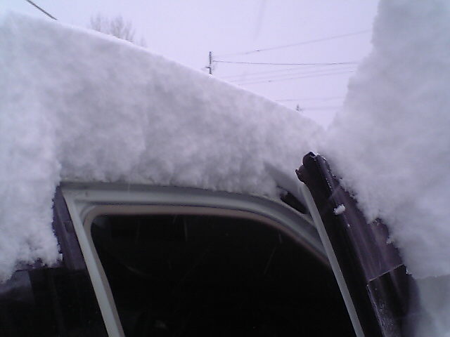 車の雪2