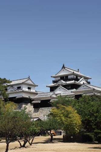 松山城登山道10