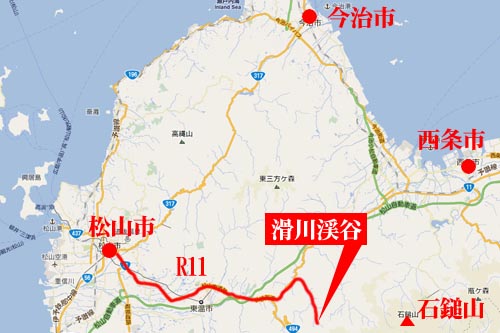 滑川渓谷地図01