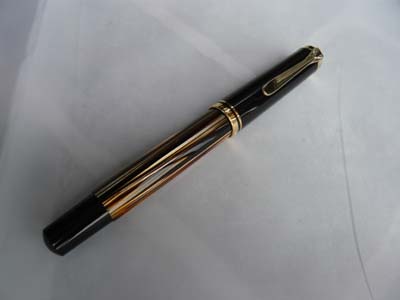 50s ペリカン 400NN 緑縞 Pelikan 400NN （中字） 14C