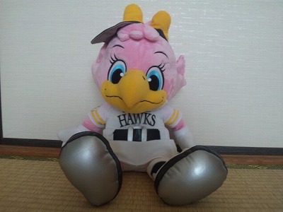 ハニーホーク 福岡ソフトバンクホークスのマスコットキャラクター のらpのぬいぐるみ部屋 楽天ブログ