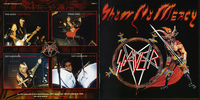 Slayer『Show No Mercy』/1983年 1st | おじなみの日記 - 楽天ブログ