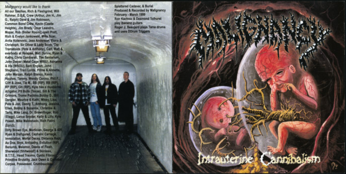 Malignancy『Intrauterine Cannibalism』／1999年 1st フル | おじなみ