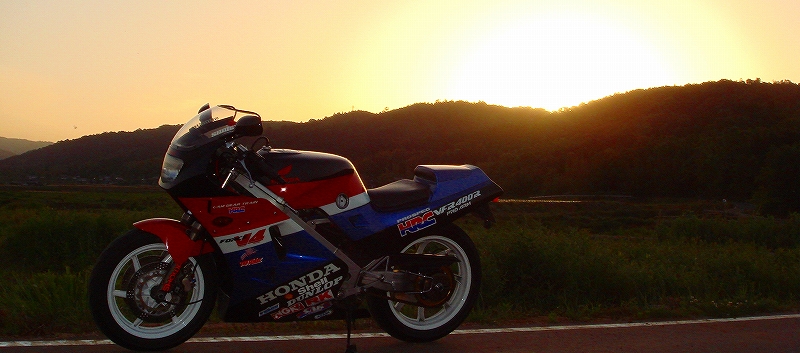 Record with　VFR400R  NC24