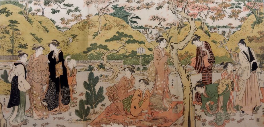 東博（2/28～）1：歌麿と北馬の「桃園結義」（三国志演義）の作品