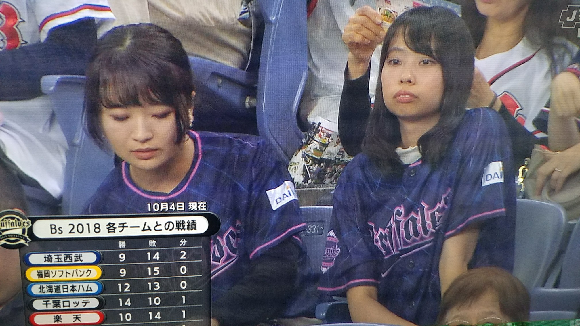 野球女子写真展18 10月5日 オリックスが１番早く143試合消化です バファローズ女子 野球観戦大好きな新潟県民男のブログ 楽天ブログ