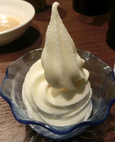 菜の庵　ソフトクリーム.JPG