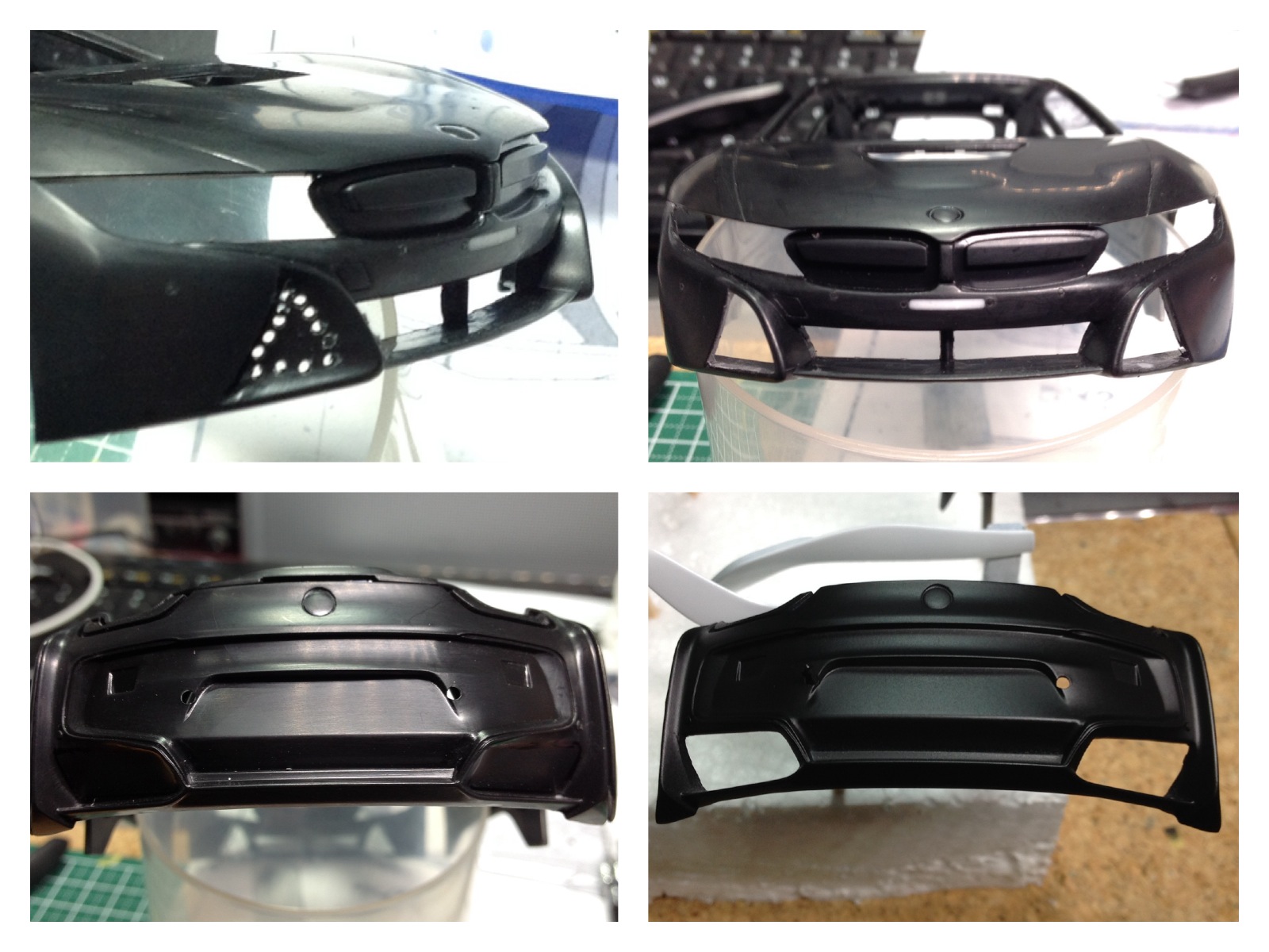 BMW i8～製作記まとめ（その1） | kwn的模型製作奮闘記 - 楽天ブログ
