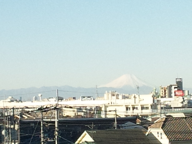 １月３１日の富士山