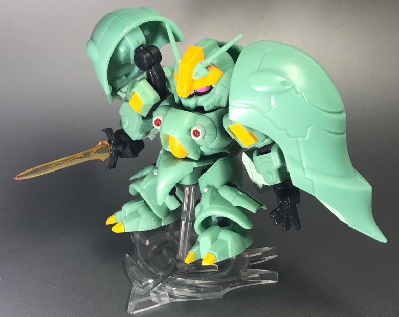 ｶﾞｼｬﾎﾟﾝ戦士f EX03 ｸｨﾝ・ﾏﾝｻ レビュー #SDガンダム | ガンプラなどなど
