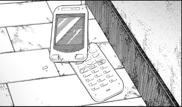 ぶっ壊れ携帯電話