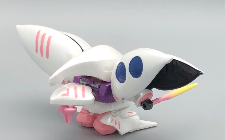 高輝度パールなSDキュベレイ (ハマーン仕様)完成品レビュー