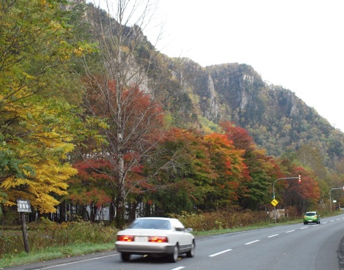 層雲峡の紅葉