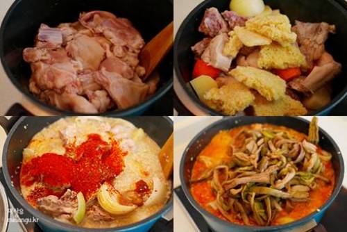 韓国料理 レシピ タッポックンタン（鶏肉のお鍋）
