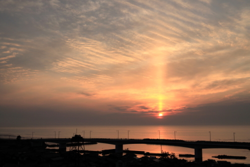 出雲崎夕日ライン橋　2014.04.28