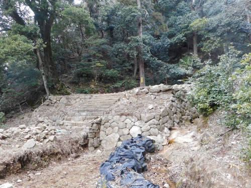 鳥取城山上ノ丸八幡宮跡.JPG