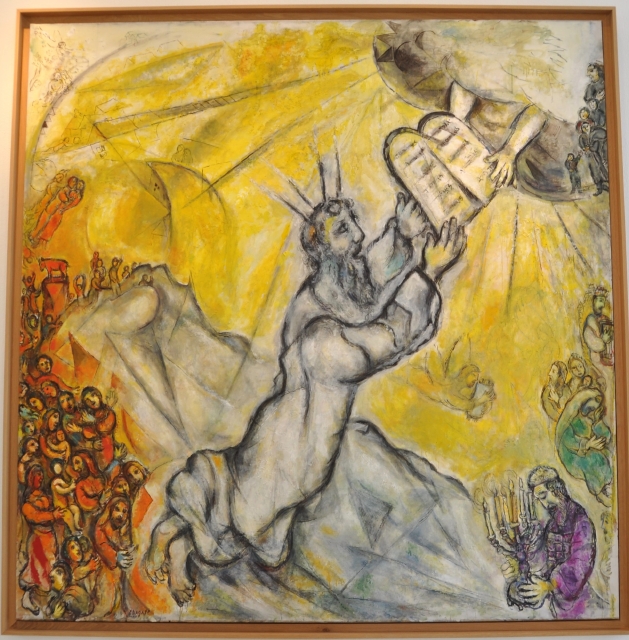 G878★マルク・シャガール版画【出エジプト記 モーセは長老どもを集め、伝えた】 シャガール エクソダスより「それからモーゼは長老たちを呼び