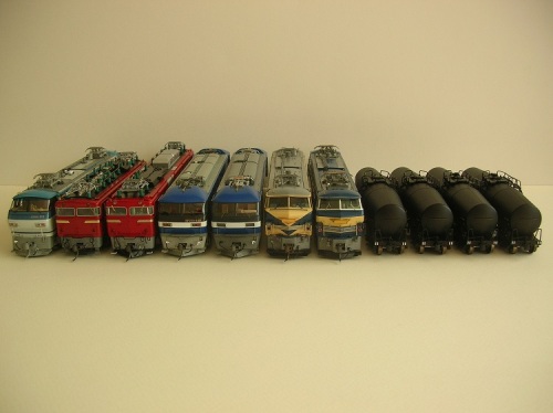 電気機関車　勢ぞろい.JPG