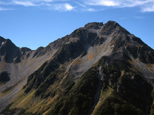 2009/9/19 パノラマルート・屏風の耳から北穂高岳を望む