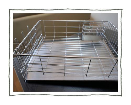 大容量　ステンレス　水切り　（セシール）