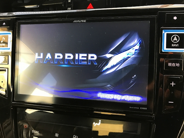 新型ハリアー(60系)ALPINE ビッグX EX900 地図データ更新 新型ハリアー(60系)ALPINE ビッグX EX900 地図データ更新