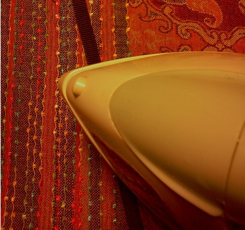 リボンにアイロン