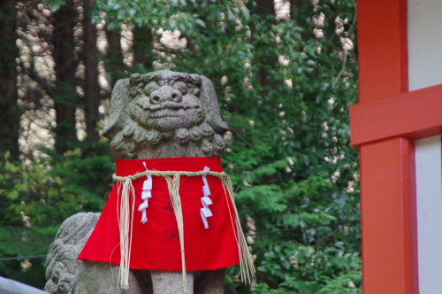 住吉平田神社の狛犬