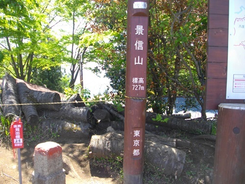 奥高尾縦走路景信山三角点.JPG