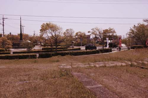 View from railway of Taisha Station 1