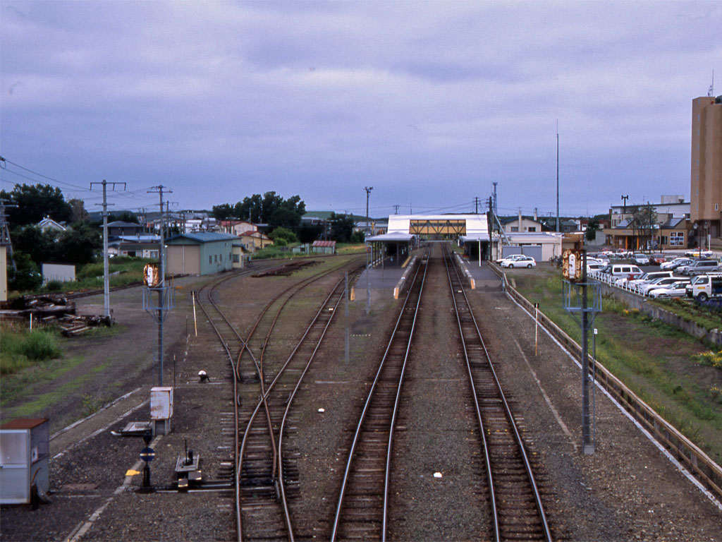 釧網本線知床斜里駅2008年7月