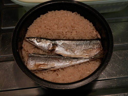 秋刀魚の炊き込みご飯03.JPG