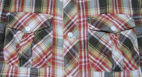 BEAMS 半袖チェックワークシャツ5.jpg