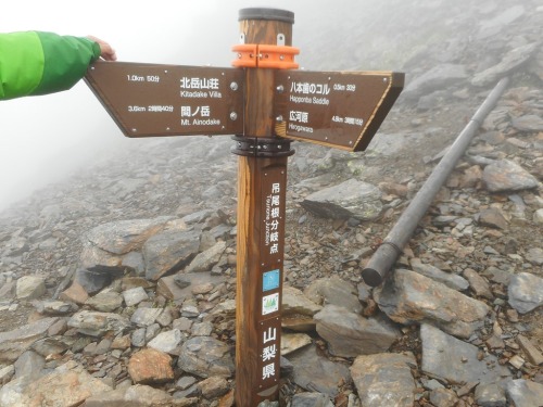 北岳登山道吊り尾根分岐.JPG