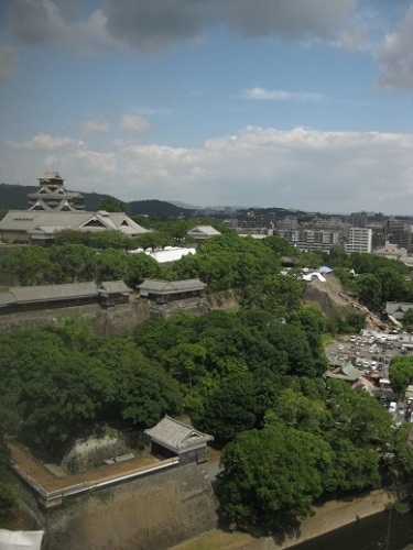 熊本城　俯瞰