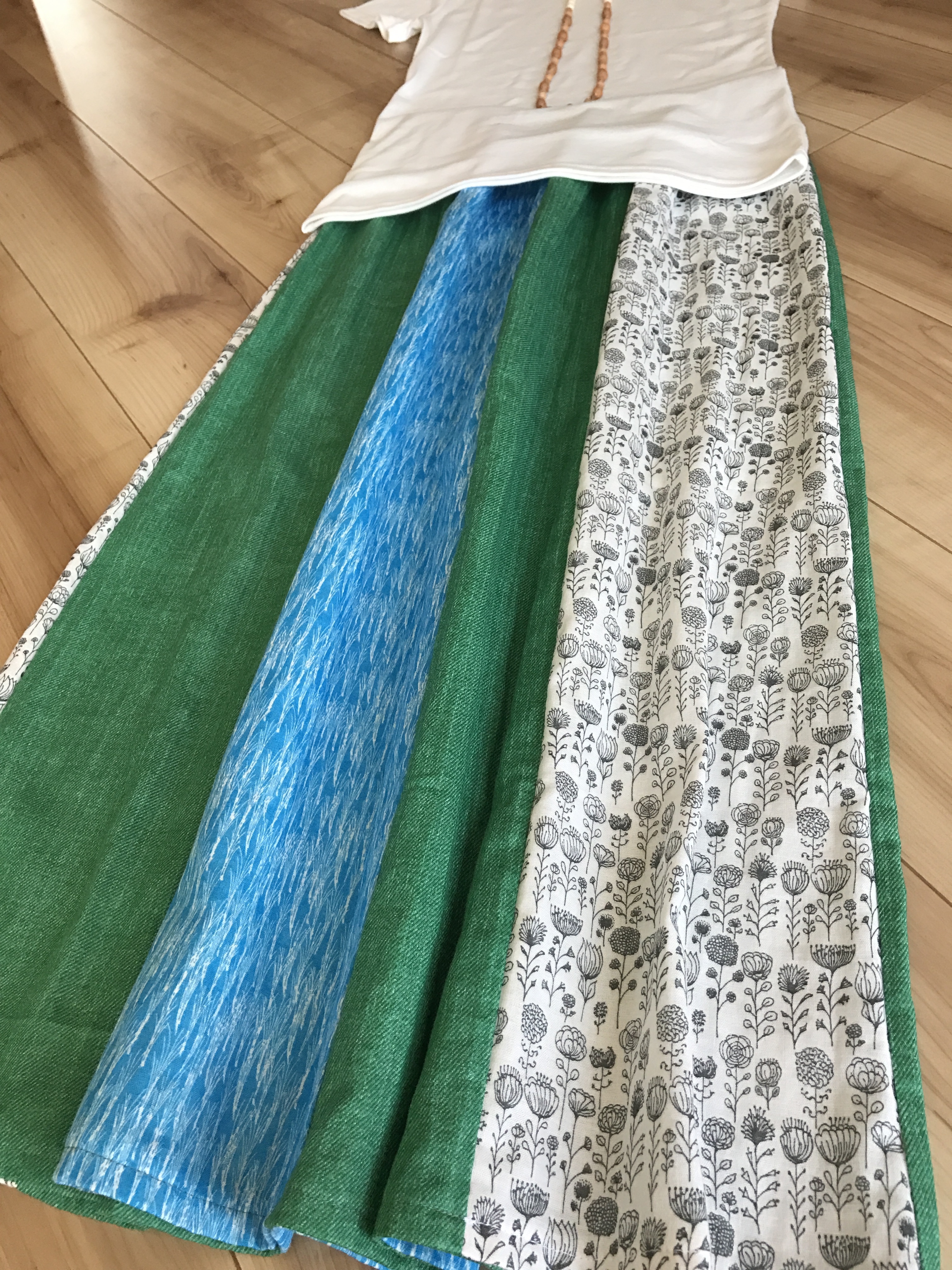 ギャザースカートを縫いました | ぬぅ123 コレクション - 楽天ブログ