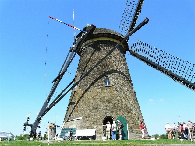 風車のある風景 Zaanse Schans, Holland / オランダ ザーンセスカンスの風車